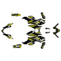 yamaha fz07 graphics kit 2015-2017 warrior series yellow