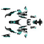 yamaha fz07 graphics kit 2021-2024 carnage series teal