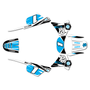 yamaha pw50 graphics kit all years blazing series cyan