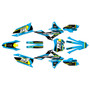 suzuki rmz250 graphics kit 2019-2026 warrior series cyan