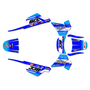 yamaha pw50 graphics kit all years blitz series blue