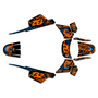 yamaha pw50 graphics kit all years core series orange