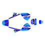 yamaha pw80 graphics kit all years blitz series blue