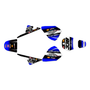 yamaha pw80 graphics kit all years blitz series blue-shift