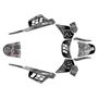 yamaha pw50 graphics kit all years cyberware series magenta