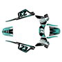 yamaha pw50 graphics kit all years evader series teal