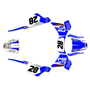 yamaha pw50 graphics kit all years factory series blue