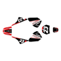 yamaha pw80 graphics kit all years evader series red