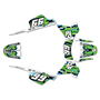 yamaha pw50 graphics kit all years incision series green
