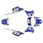 yamaha pw50 graphics kit all years incision series blue