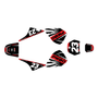 yamaha pw80 graphics kit all years fh series red