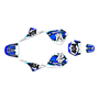 yamaha pw80 graphics kit all years incision series blue
