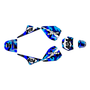 yamaha pw80 graphics kit all years invasion series blue