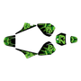 yamaha pw80 graphics kit all years klutch series green