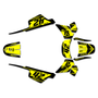 yamaha pw50 graphics kit all years lethal series yellow
