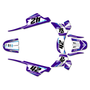 yamaha pw50 graphics kit all years lethal series purple