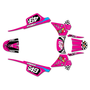 yamaha pw50 graphics kit all years pecker series magenta