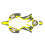 yamaha ttr110 graphics kit all years lunatic series yellow