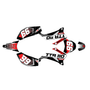 yamaha ttr110 graphics kit all years turbo series red