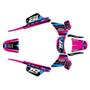 yamaha pw50 graphics kit all years warrior series magenta