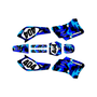 yamaha ttr90 graphics kit 2000-2008 invasion series blue