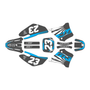 yamaha ttr125 graphics kit 2000-2007 fh series cyan