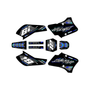 yamaha ttr90 graphics kit 2000-2008 rebel series blue