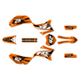 yamaha ttr125 graphics kit 2008-2026 lethal series orange