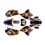 yamaha ttr230 graphics kit all years acid series orange