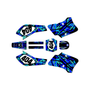 yamaha ttr90 graphics kit 2000-2008 shatter series blue