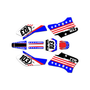 yamaha ttr90 graphics kit 2000-2008 usa series blue