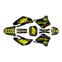 yamaha ttr125 graphics kit 2000-2007 rebel series yellow