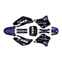 yamaha ttr125 graphics kit 2000-2007 rebel series blue-shift