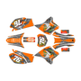 yamaha ttr230 graphics kit all years lunatic series orange