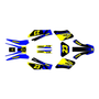 yamaha ttr250 graphics kit 1999-2006 evader series yellow-blue