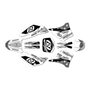 yamaha ttr125 graphics kit 2000-2007 vintage series white