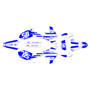 yamaha wr250f graphics kit 2020-2024 drag series blue