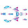 yamaha ttr125 graphics kit 2008-2026 vintage series magenta-shift