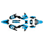 yamaha wr450f graphics kit 2019-2023 splash series cyan