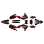 yamaha wr250f graphics kit 2020-2024 split series red