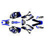 yamaha wr250f graphics kit 2003-2004 evader series blue