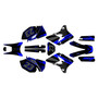 yamaha wr250f graphics kit 2003-2004 fh series blue-shift