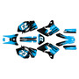 yamaha wr450f graphics kit 2003-2004 splash series cyan