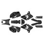 yamaha wr450f graphics kit 2003-2004 split series smoke