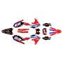 yamaha wr450f graphics kit 2019-2023 viper series red