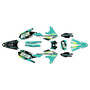 yamaha wr450f graphics kit 2019-2023 viper series teal