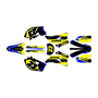 yamaha wr250f graphics kit 2007-2013 evader series yellow