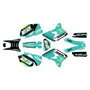 yamaha wr250f graphics kit 2003-2004 viper series teal
