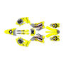 yamaha wr250f graphics kit 2007-2013 predator series yellow