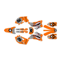 yamaha wr450f graphics kit 2007-2011 predator series orange